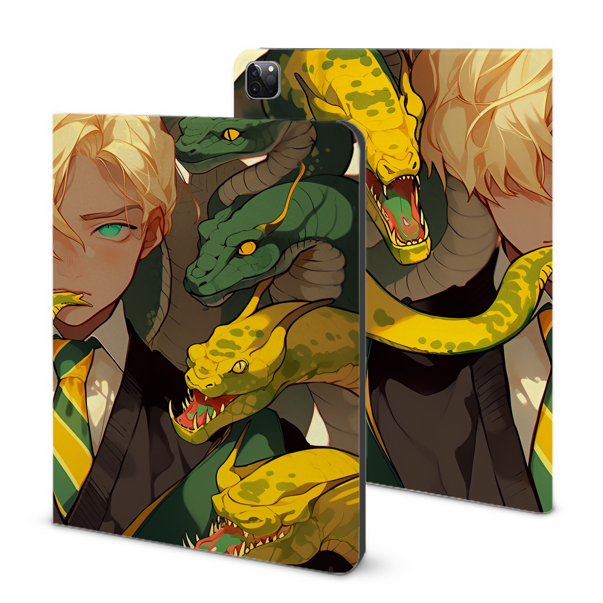 （画像用） Harry Potter ハリー・ポッターシリーズ IPad ケース ブック型 PUレザー TPU 耐衝撃 軽量 薄型 ペン収納なし 全面保護 IPad 各モデル対応